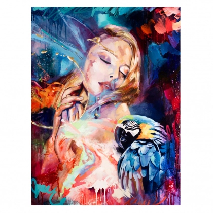 Картина по номерам "Красивая девушка" 50х40 см RSB8117