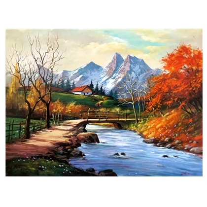 "Jilg&lsquo;a" 50x40 sm Y5703 &ndash; raqamlar bo&lsquo;yicha bo&lsquo;yaluvchi surat