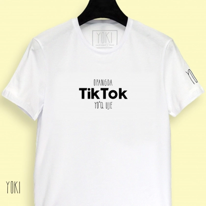 Футболка YOKI "Opangda Tik Tok yo'q uje"
