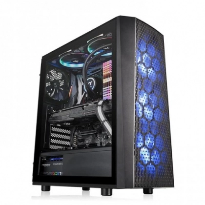 Компьютерный корпус Thermaltake Versa J24 TG RGB (CA-1L7-00M1WN-01) Black - фото №1 Компьютерный корпус Thermaltake Versa J24 TG RGB (CA-1L7-00M1WN-01) Black