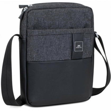 11" Rivacase 8811 black melange – yelkadan taqiluvchi planshet sumkasi