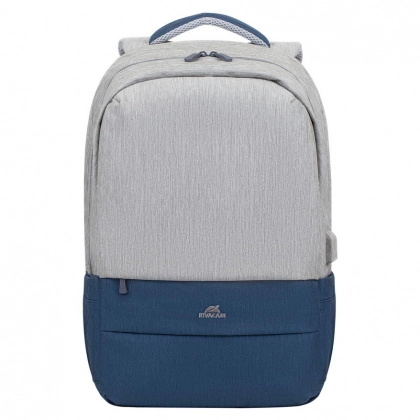 RIVACASE 7567 17.3" Gray/Dark Blue noutbuk ryukzagi