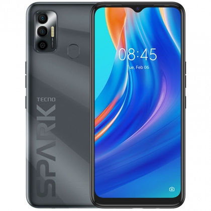 Смартфон TECNO Spark 7 4/128GB (Magnet Black)