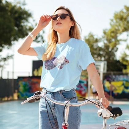 YSK 31112 (White, Blue) futbolkasi