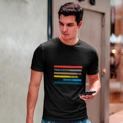 Футболка YSK 1104 (Black, White)