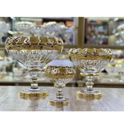 Набор фруктовниц из хрусталя TOMY (12 предметов)