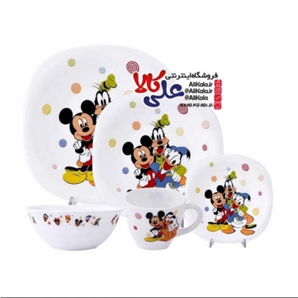 "Pars Opal" Micky Mouse 5 buyumli bolalar idishlari to‘plami