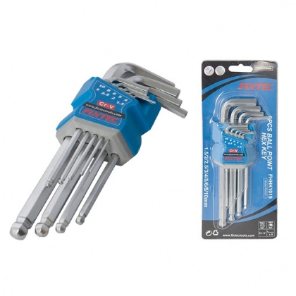 Fixtec FHHK1019 (9talik) – sharsimon boshchali olti qirrali kalitlar to‘plami