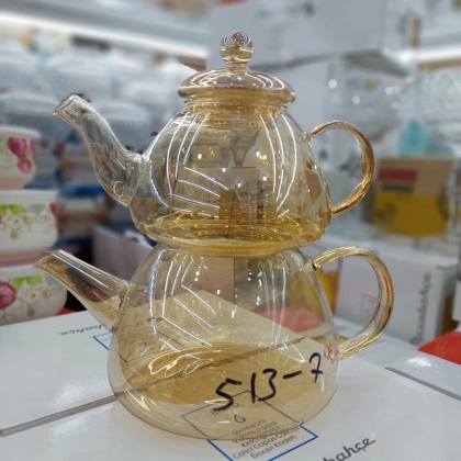 Sladkiy myod (1 va 2 litrlik) ikki qavatli choynagi