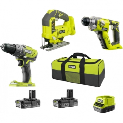 Набор инструментов Ryobi R18DDJSSDS-220S (5133003688)