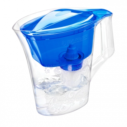 Кувшин-фильтр БАРЬЕР Танго Синий с узором 2,5 л