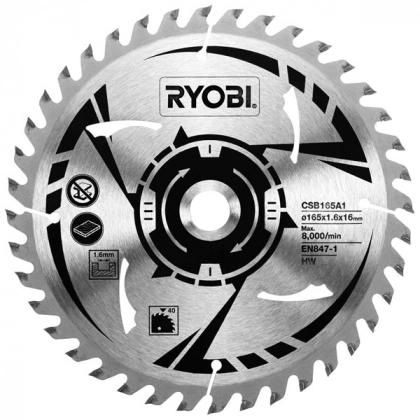 Диск для циркулярной пилы Ryobi CSB 165A1 (5132002774)