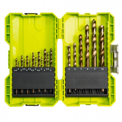 Набор сверл по металлу 9 предметов Ryobi RAK19HHS2 (5132004390)