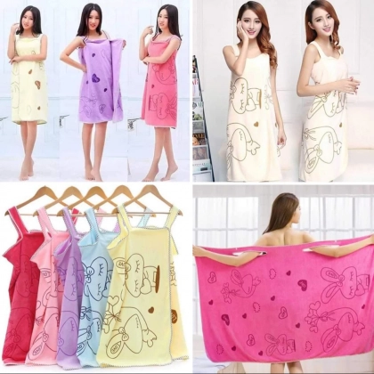 Love – ayollar uchun mikrofibradan ishlangan sochiq-xalat