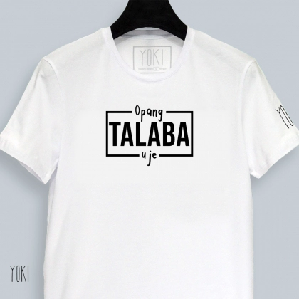 YOKI  YOKI "Opang talaba uje" White futbolkasi