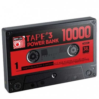 Внешний аккумулятор Remax Tape 3 10000 mAh RPP-138