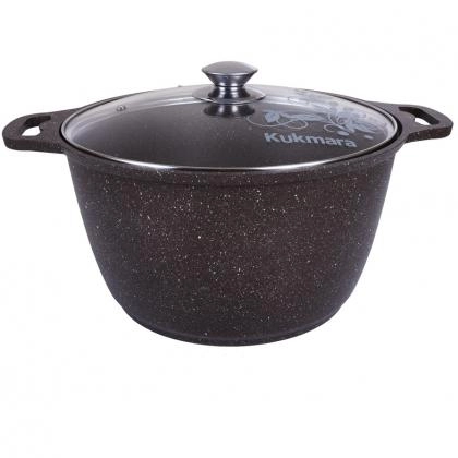 «Mramornaya» turkumidan 6 l Kukmara kastryuli (qoramtir, oqish, qahva rangli, pista rangli) - rasm №1 «Mramornaya» turkumidan 6 l Kukmara kastryuli (qoramtir, oqish, qahva rangli, pista rangli)