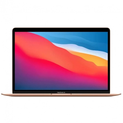 Apple MacBook Air 13 M1 8GB/256GB (Gold) (ruscha klaviatura) noutbuki - rasm №1 Apple MacBook Air 13 M1 8GB/256GB (Gold) (ruscha klaviatura) noutbuki