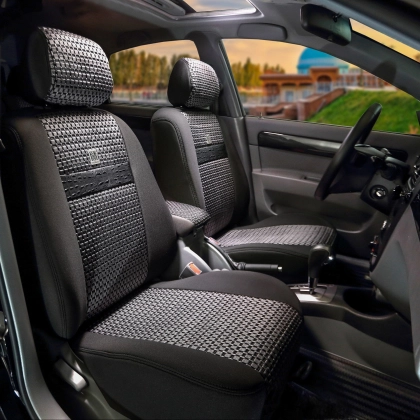 Авточехол Cardinar для Lacetti 3. Magnato Solo, Серый