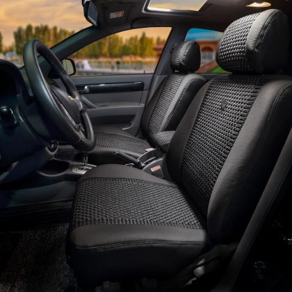 Spark uchun Cardinar avtog‘ilofi. Alfa ekocharmli, Qora