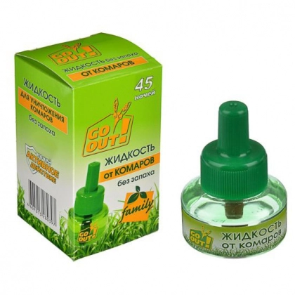 Жидкость от комаров Go Out (45 ночей)