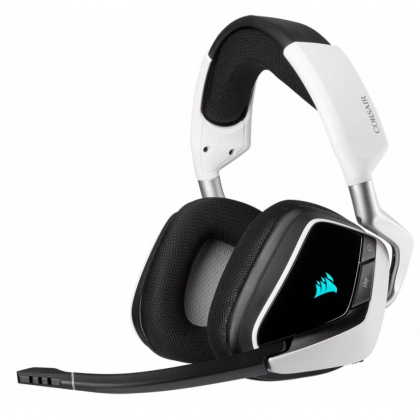 Компьютерные наушники Corsair Void RGB Elite Wireless (White)