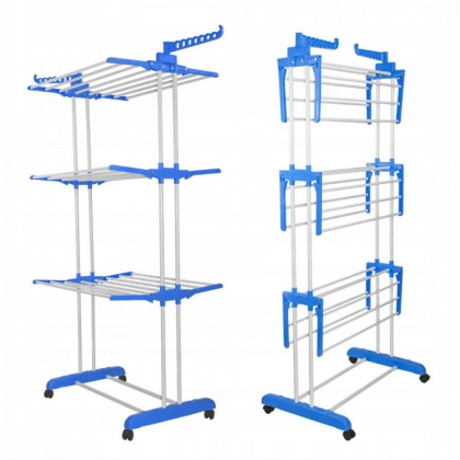 JBY.TOPY – g‘ildirakli va 3 pog‘onali kiyim quritgich