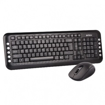 Клавиатура и мышь A4Tech 7200N Black USB