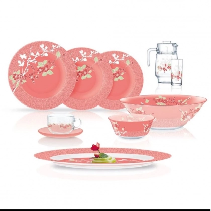 Столовый сервиз Luminarc JAPANESE PINK 46 продуктов, 6 персон
