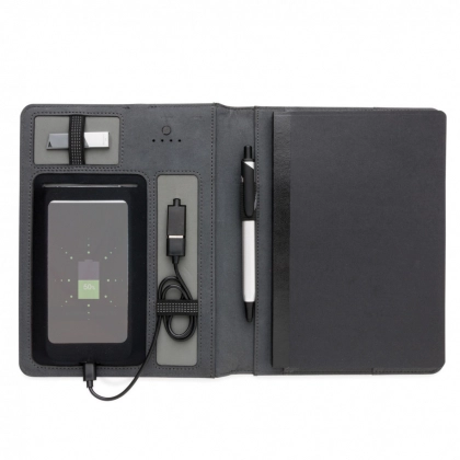 Блокнот со встроенным зарядным устройством 3000 Mah XD Collection P773.121 (Black)