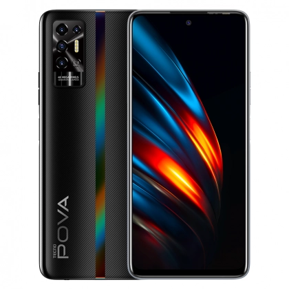 Смартфон TECNO Pova 2 4/64GB Dazzle Black