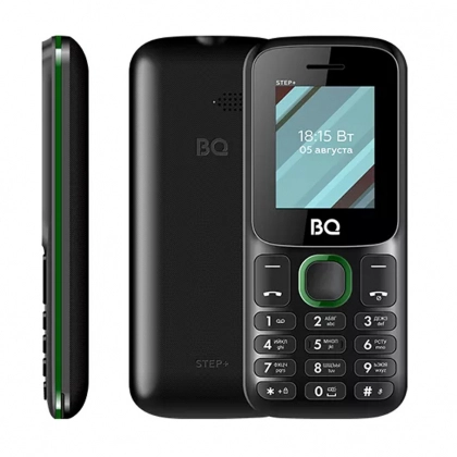 Телефон BQ 1848 Step+ (Black+Green)