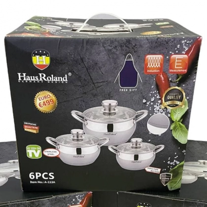 Набор кастрюль Haus Roland (6 шт.)