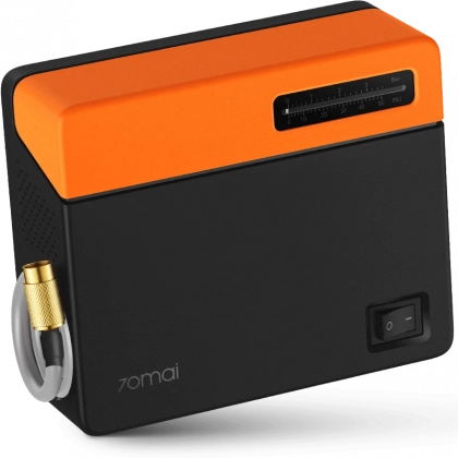 Автомобильный компрессор Xiaomi 70mai Air Compressor Eco (Black-Orange)