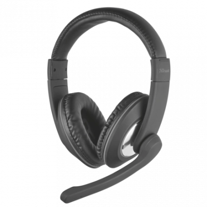 Компьютерные наушники Trust Reno Headset Black
