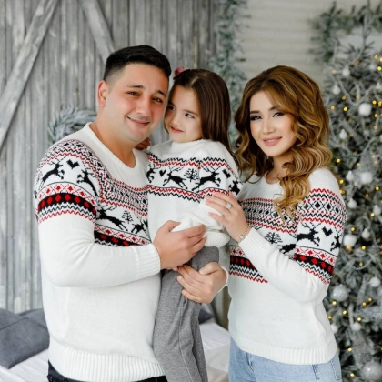 Детский свитер "Новый год!" (3-8 лет)