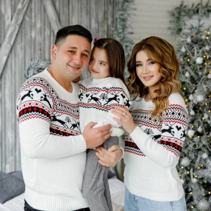 Детский свитер "Новый год!" (9-14 лет)