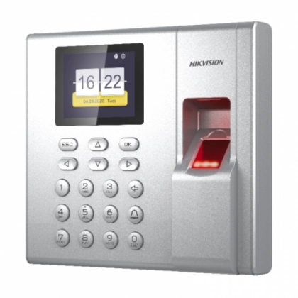 Сетевой контроллер доступа со считывателем отпечатков пальцев Hikvision DS-K1T8003EF