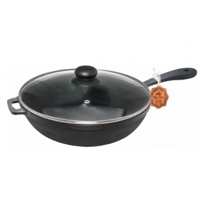 Maysternya T203C3 shisha qopqoqli chugunli tovasi, 26/6 sm