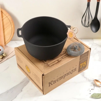 Maysternya T403 chugunli kastrulyasi, 5l