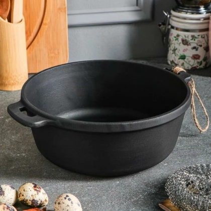 Maysternya T404 chugunli kastrulyasi, 6l