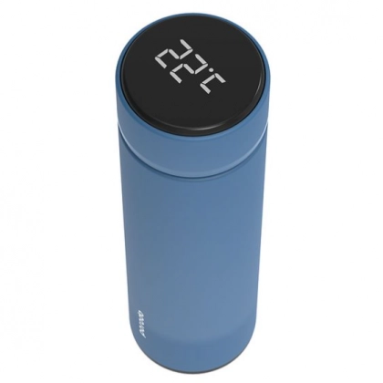 Термокружка с индикатором температуры Porodo Smart Water Bottle 500ml Blue