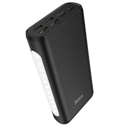 Hoco J60 Snowflake 30000mAh Black tashqi akkumulyatori - rasm №1 Hoco J60 Snowflake 30000mAh Black tashqi akkumulyatori