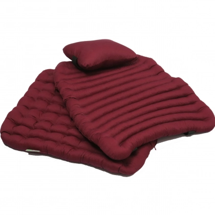 P-2-M 3in1 Dark Red ortopedik yostiqlar to‘plami