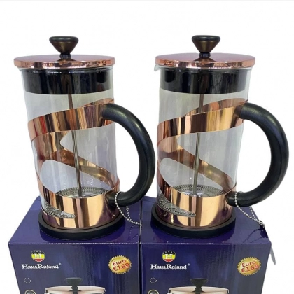 Стеклянный/заварочный чайник с поршнем HAUS ROLAND 500B 1000 мл