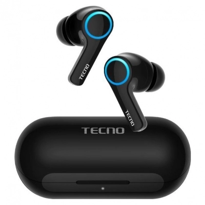 Tecno Mobile HiPods H3 Black simsiz quloqchini