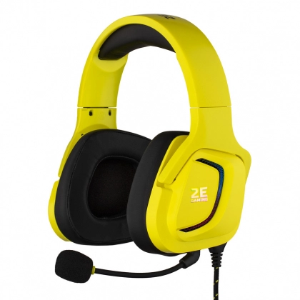 Игровые наушники 2E GAMING HG340 RGB 7.1 Yellow (2E-HG340YW-7.1)