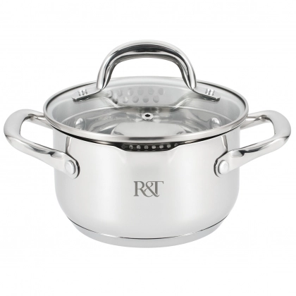 Кастрюля 24 см, 6 л R&T Classic 101124 - фото №1 Кастрюля 24 см, 6 л R&T Classic 101124