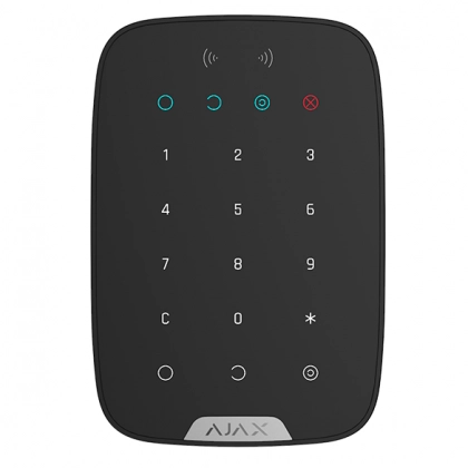 Беспроводная сенсорная клавиатура AJAX KeyPad Plus Black - фото №1 Беспроводная сенсорная клавиатура AJAX KeyPad Plus Black