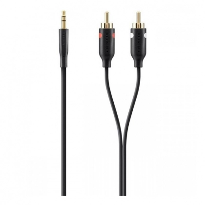 Belkin 2xRCA M/M 3.5mm, 1m (F3Y116BT1M) kabeli
